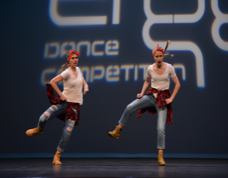 senior girls hip hop duo